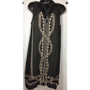 Free People Diamonds & Snake Shift Dress BPM8